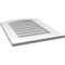 Ekena Millwork Arch Top Surface Mount PVC Gable Vent: Functional, w/ 3-1/2"W x 1"P Standard Frame, 20"W x 28"H GVPAR20X2801SF - alternate 5